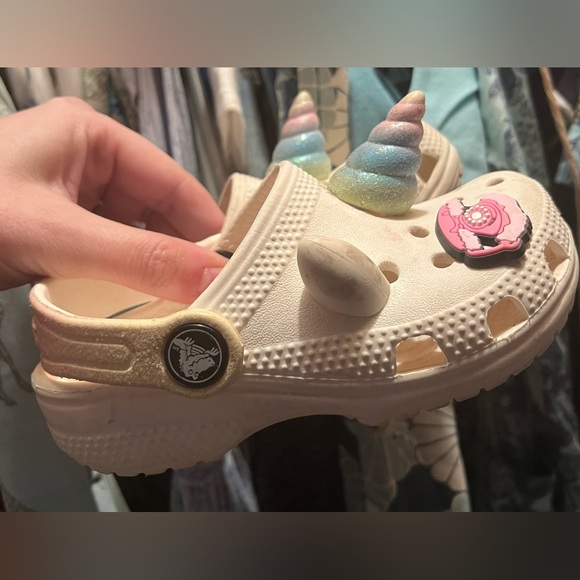 CROCS Other - Kids Cream Unicorn Clogs